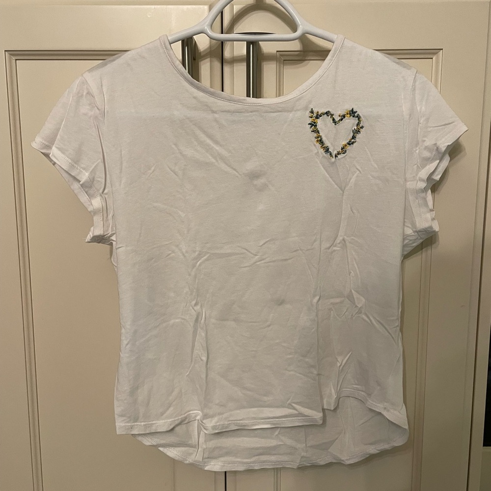 Garage White Embroidered T-shirt
